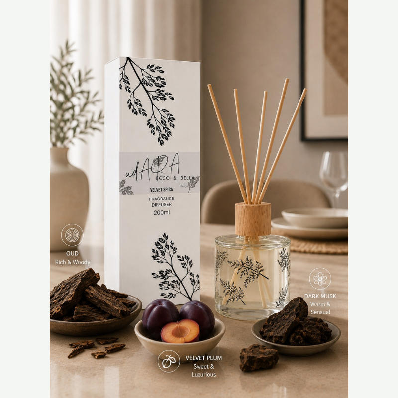 Udara Reed Diffuser · Ecco & Bella