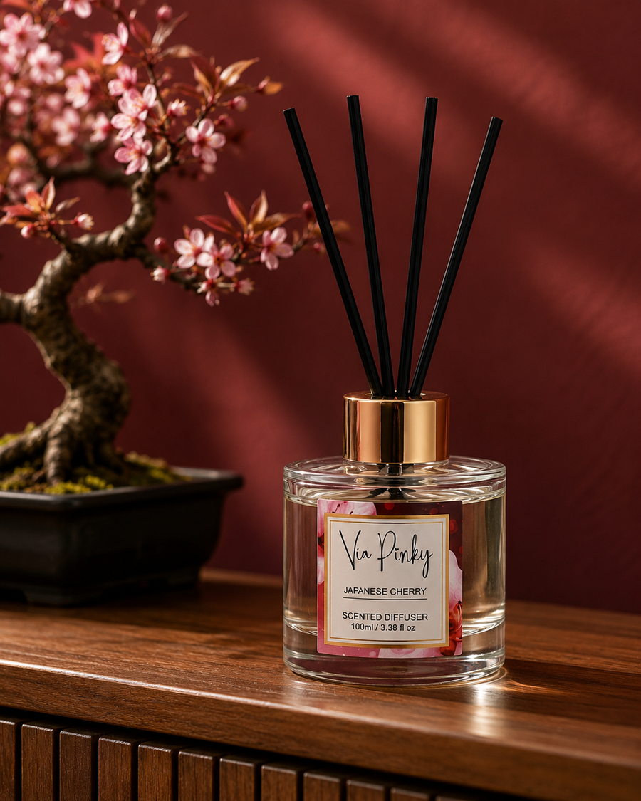 Via Pinky - Japanese Cheery Reed Diffuser 100ml