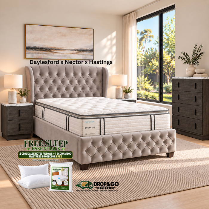 Daylesford Storage Bedframe Bundle - 5 piece set