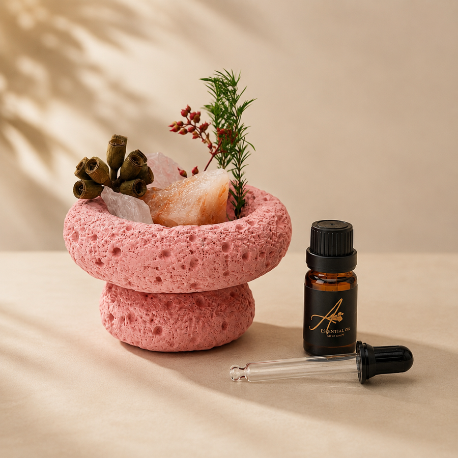UDARA Volcanic Aroma Vessel- Blush Bloom