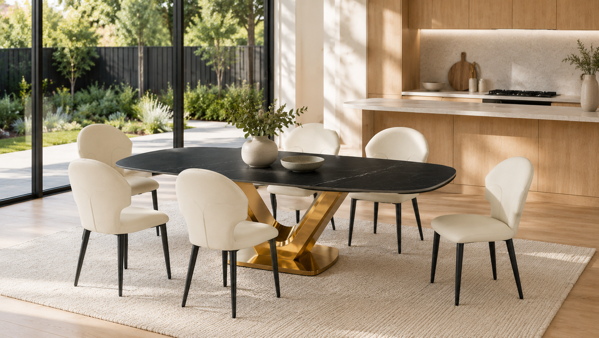 Aurelius & Floria 7-Piece Dining Set