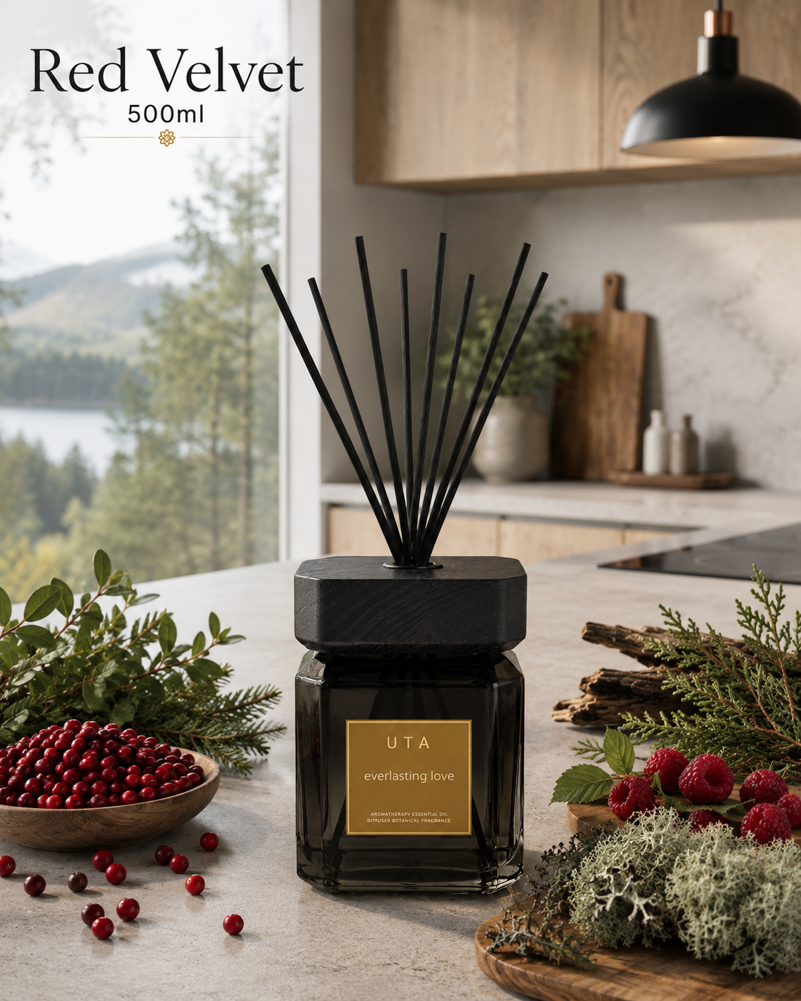 Everlasting Love 500ml Reed Diffuser- Red Velvet