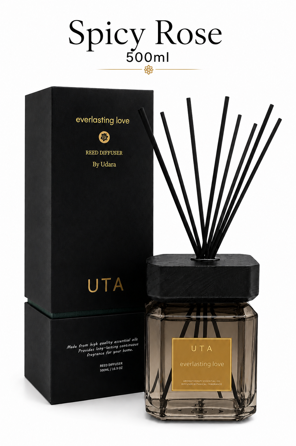 Everlasting Love 500ml Reed Diffuser-Spicy Rose