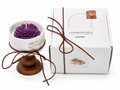 Udara Wood & Porcelain Scented Candle- Lavender