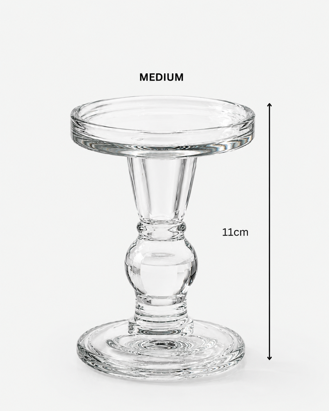 Scented Candle & Reed Diffuser Glass Stand - Medium