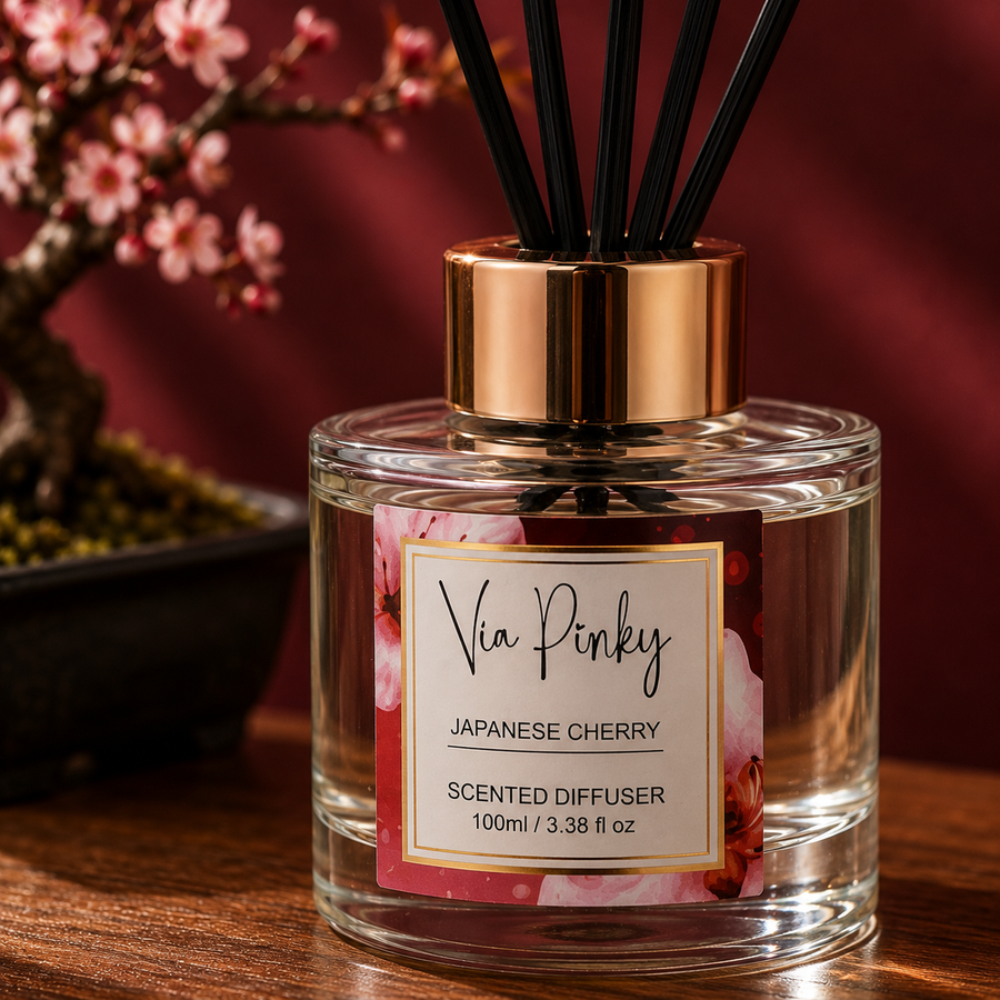 Via Pinky - Japanese Cheery Reed Diffuser 100ml