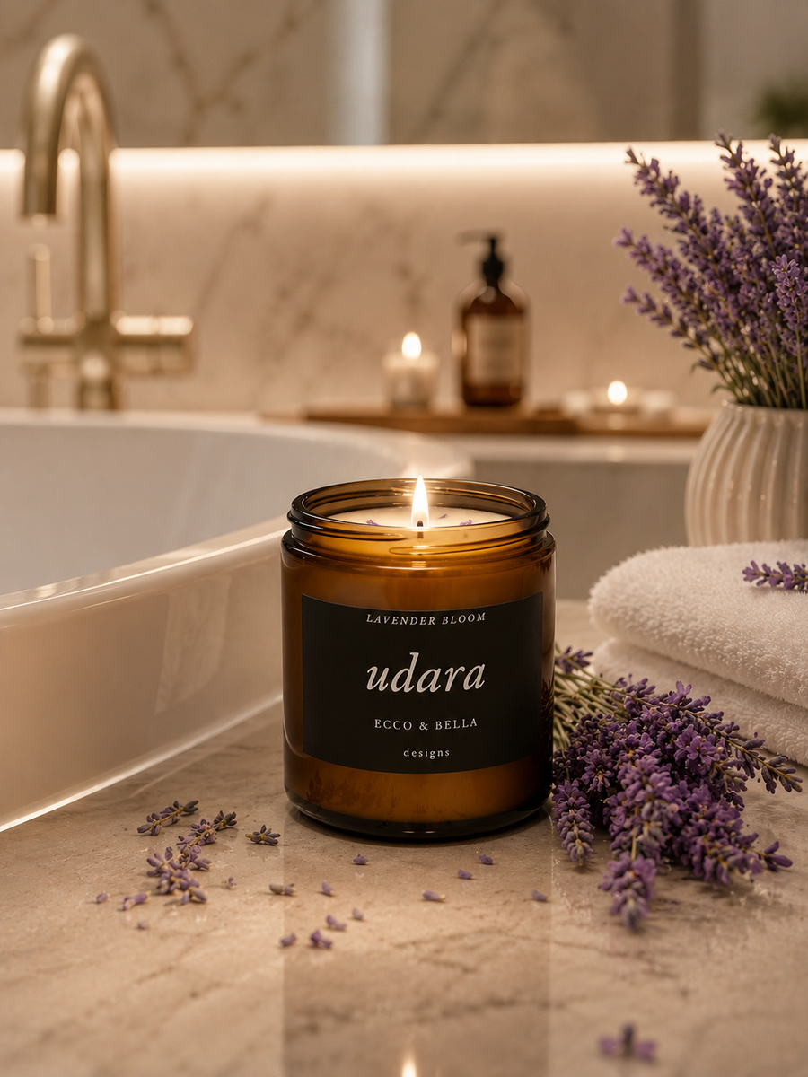 Udara Lavender Bloom Scented Candle