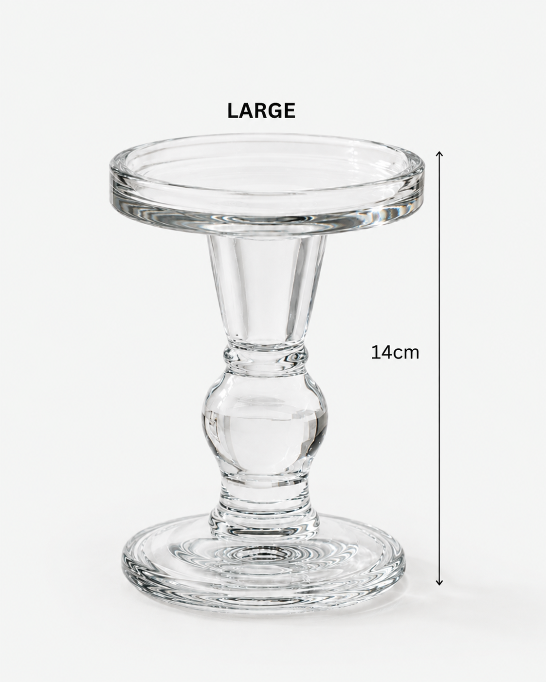 Scented Candle  & Reed Diffuser Glass Stand  Large