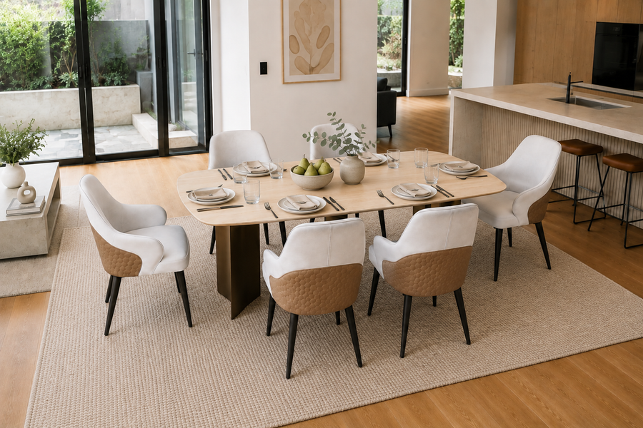 Madrid Cove & Barroso 7-Piece Dining Set