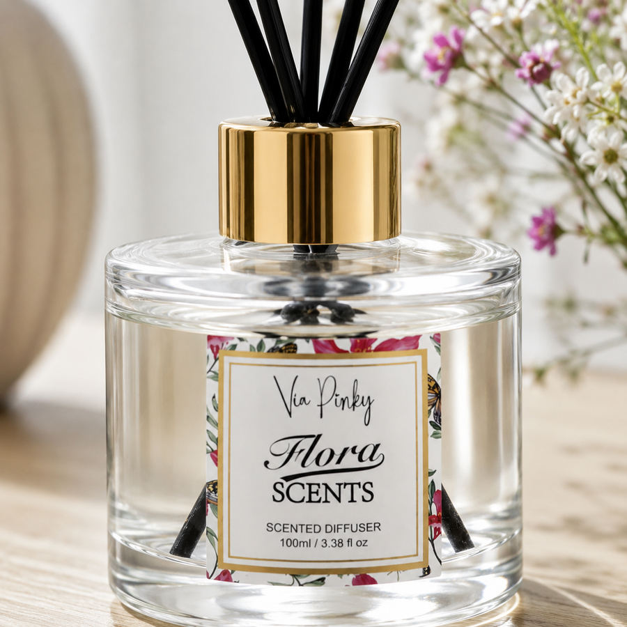 Via Pinky- Flora Reed Diffuser 100ml