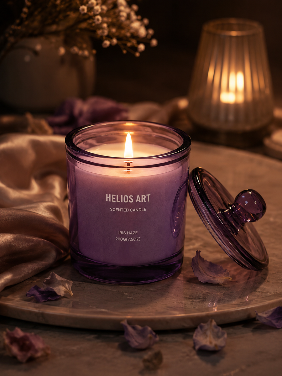 Iris Haze Scented Candle – 200g