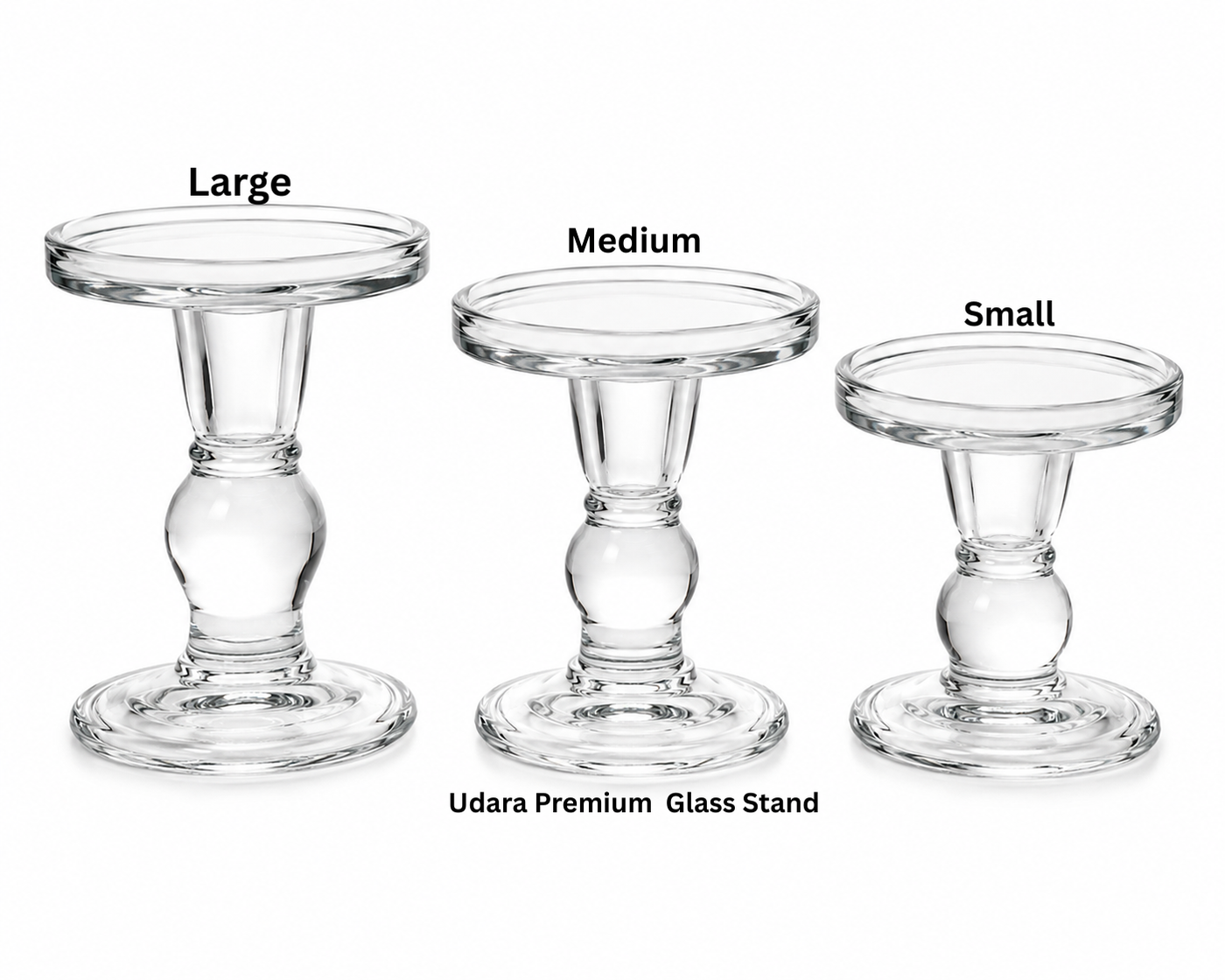 Candle and Reed Diffuser Stand-Glass & Metal