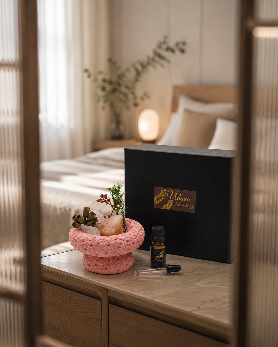UDARA Volcanic Aroma Vessel- Blush Bloom