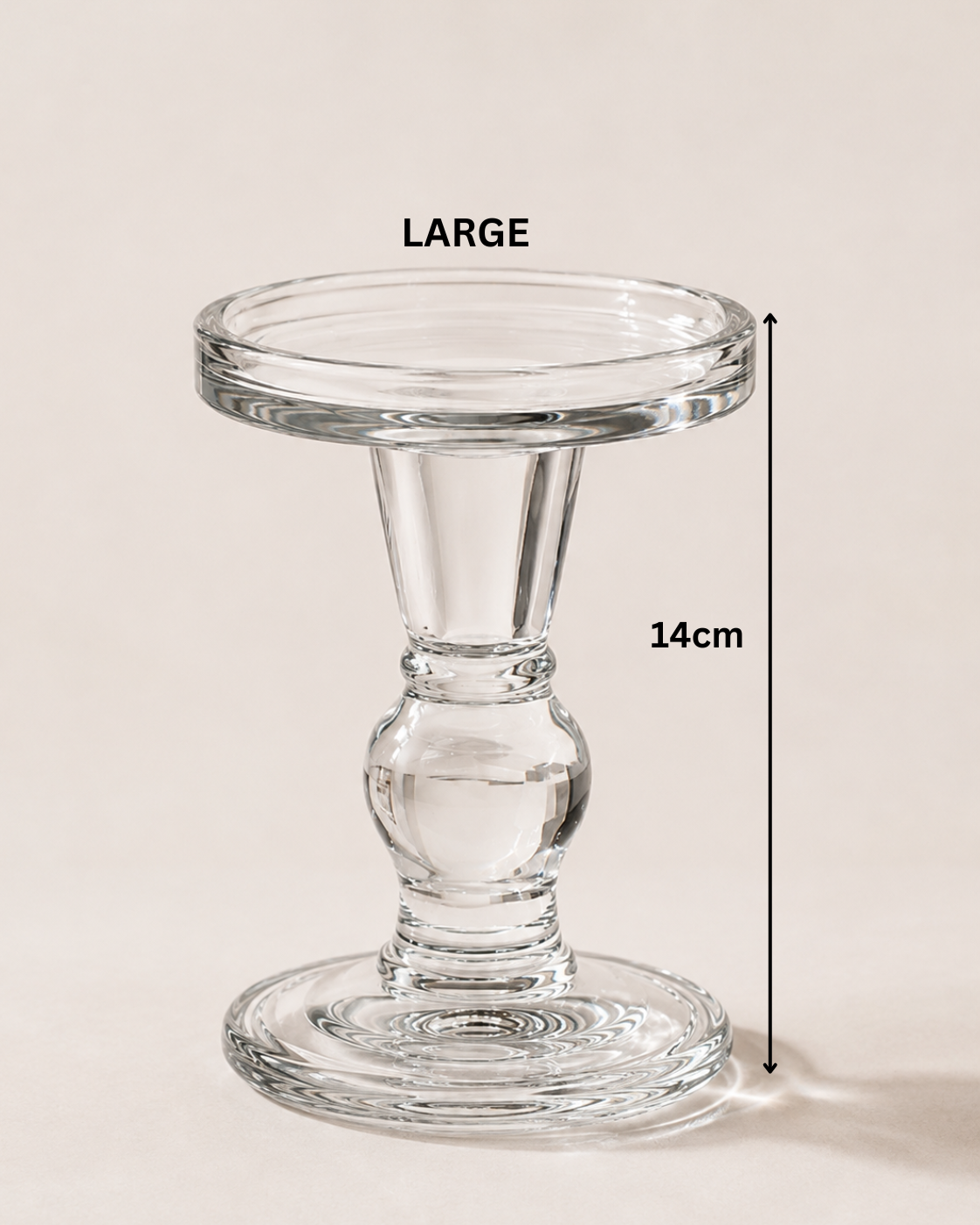 Candle and Reed Diffuser Stand-Glass & Metal