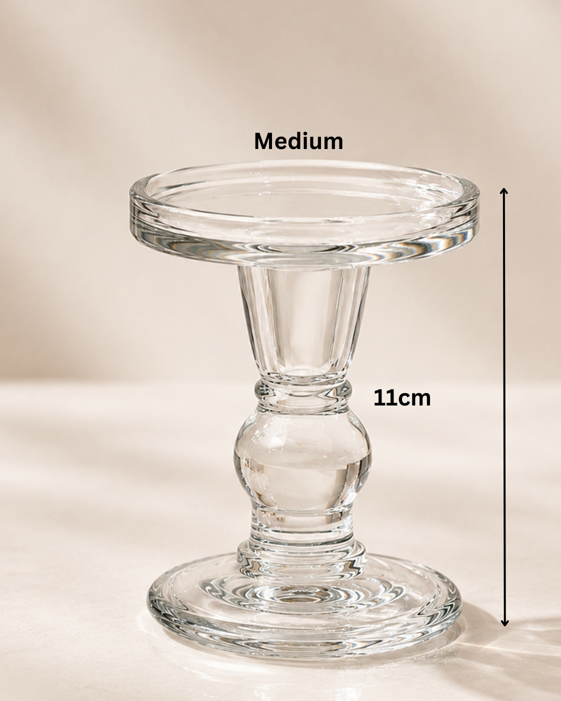 Candle and Reed Diffuser Stand-Glass & Metal